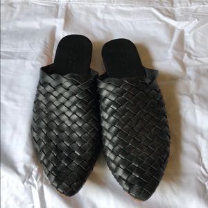 St Agni Paris woven mules